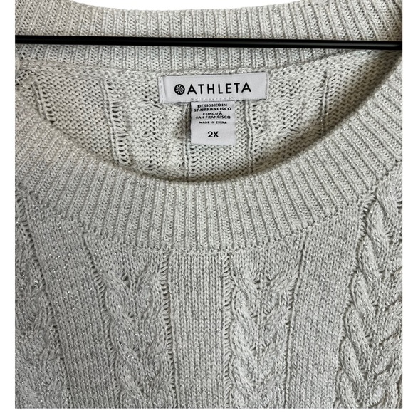 Athleta Crossroads Hawthorn Textured Crew Sweater - Picture 8 of 8